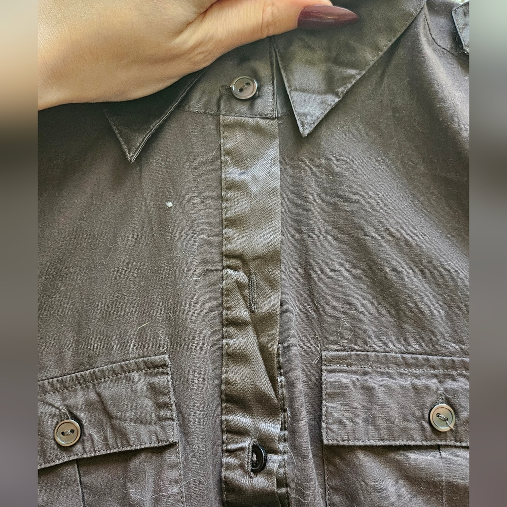 Brown Button Down Dress - Picture 9 of 10